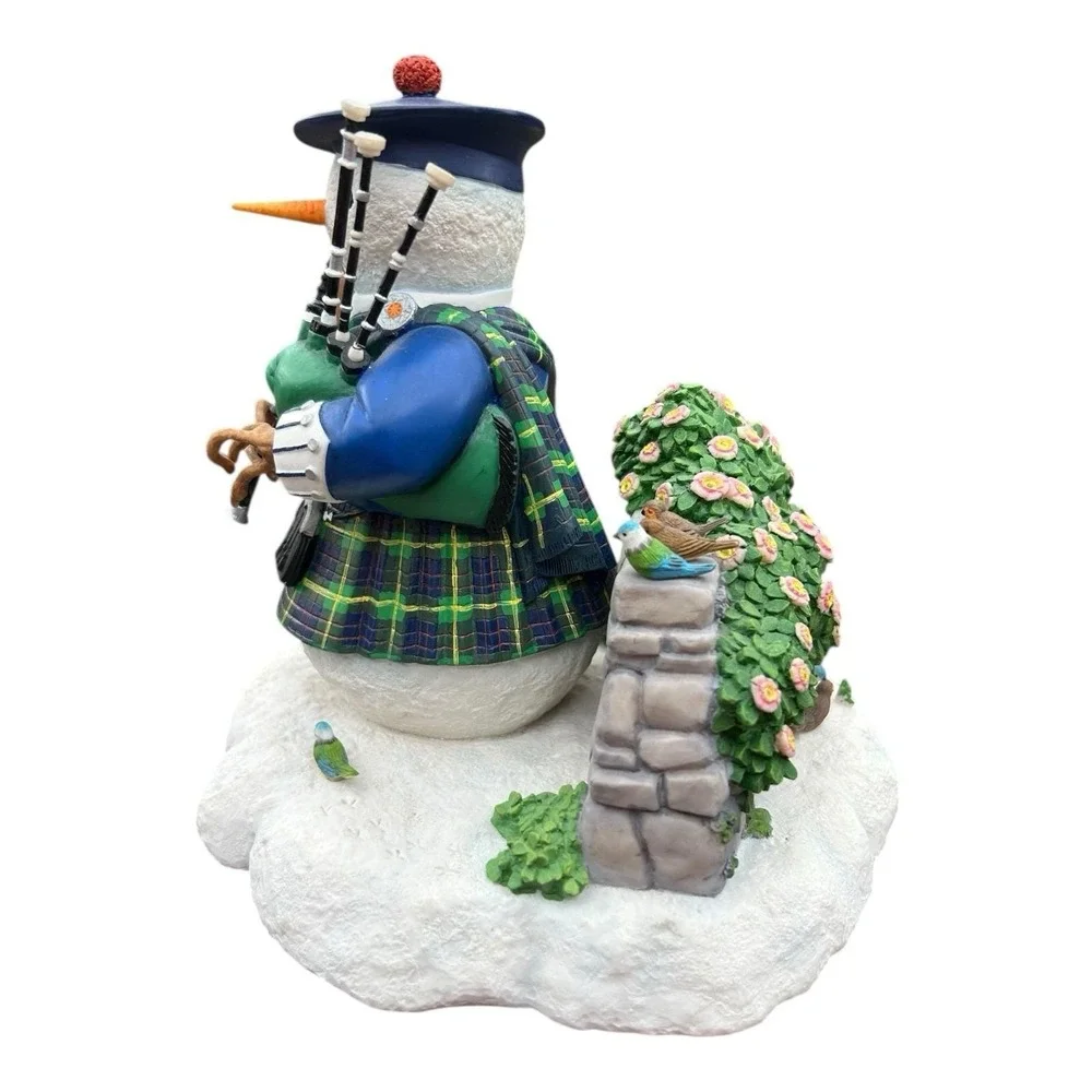 Lenox‎ Piper In the Snow Lynn Bywaters Snowman Playing Bagpipes 774368A